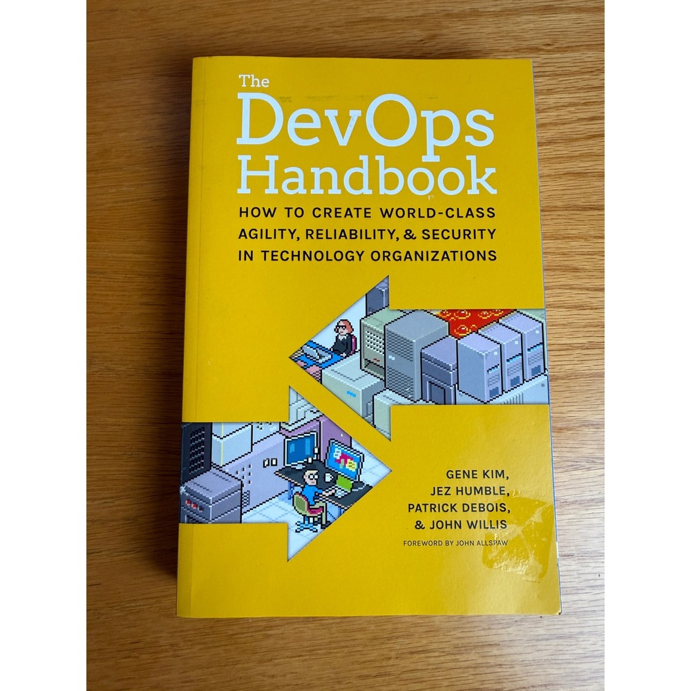 IT REVOLUTION The DevOps Handbook Book Yellow Paperback